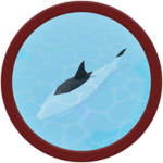 Official Shark Bait badge icon from Roblox