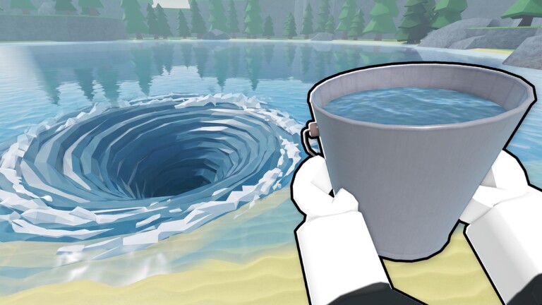 Official Roblox thumbnail for Drain the Lake